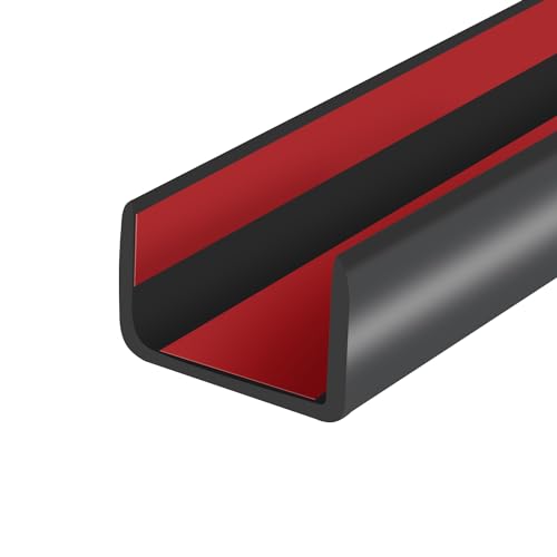 Gummikantenleiste, Selbstklebende U-förmige Kantenleiste für Schranktürkanten, Schubladenoberseiten, Schreibtische, Flexibler Möbelkantenschutz, Größe 19 mm, passend für 18–20 mm, Länge 6 m Gummikantenleiste, Selbstklebende U-förmige Kantenleiste für Schranktürkanten, Schubladenoberseiten, Schreibtische, Flexibler Möbelkantenschutz, Größe 19 mm, passend für 18–20 mm, Länge 6 m von Protalwell
