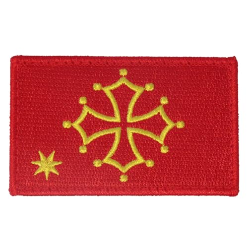 Aufnäher 8 × 5 cm – Französische Region – Hakenrücken, Klettverschluss, zum Annähen an Tasche, Jacke, Tasche, Bretagne, Korsika, Normandie, Norden, Basken, Katalanisch Aufnäher 8 × 5 cm – Französische Region – Hakenrücken, Klettverschluss, zum Annähen an Tasche, Jacke, Tasche, Bretagne, Korsika, Normandie, Norden, Basken, Katalanisch von Protec Sea