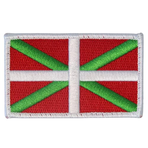 Aufnäher Baskisch 8 x 5 cm – Abzeichen der französischen Region – Klettverschluss hinten oder zum Aufnähen – zum Befestigen an Tasche, Jacke, Beutel – Bretagne, Korsika, Normandie, Normandie Aufnäher Baskisch 8 x 5 cm – Abzeichen der französischen Region – Klettverschluss hinten oder zum Aufnähen – zum Befestigen an Tasche, Jacke, Beutel – Bretagne, Korsika, Normandie, Normandie von Protec Sea
