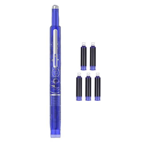Protoence Füllfederhalter | Schreibfeder mit 5 Patronen und Tinte,0,38 mm Feinspitze für Schreiben Zeichnen Büro Schule Protoence Füllfederhalter | Schreibfeder mit 5 Patronen und Tinte,0,38 mm Feinspitze für Schreiben Zeichnen Büro Schule von Protoence
