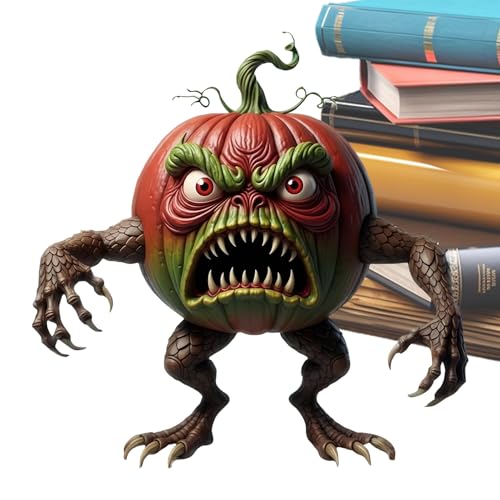 Protoence Halloween Skulptur - Lustiges Kürbisgesicht | Resin Dekofigur Tischation Wohnaccessoire Festtagsdeko für Zuhause Protoence Halloween Skulptur - Lustiges Kürbisgesicht | Resin Dekofigur Tischation Wohnaccessoire Festtagsdeko für Zuhause von Protoence