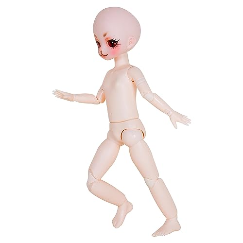 Proudoll 1/6 BJD-Puppe, 30 cm, Kugelgelenk, SD-Puppen, 18 bewegliche Gelenke, Actionfiguren, PVC, DIY-Puppenkörper, maßgeschneiderte Puppe, handgefertigtes Make-up (Hase) von Proudoll