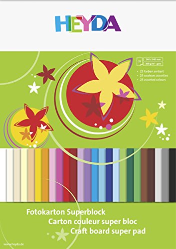 Fotokarton Superblock 25 Blatt 24x34cm, 25 Farben Sortiert, 300g/m² Fotokarton Superblock 25 Blatt 24x34cm, 25 Farben Sortiert, 300g/m² von PROXXON