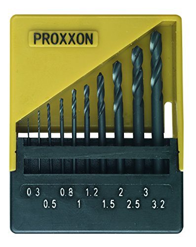 Proxxon Micromot 28 874 HSS Metall-Spiralbohrer-Set 10teilig 0.3 mm, 0.5 mm, 0.8 mm, 1 mm, 1.2 mm, 1 von Proxxon