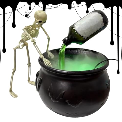 Proypiax Halloween Dekoration Hexenkessel, Schwebender Flaschenkessel Halloween Deko, Für Familien Erwachsene Jugendliche Freunde Eventplaner von Proypiax