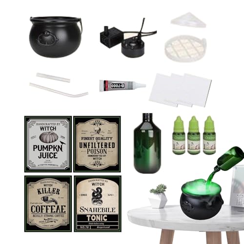 Proypiax Hexenkessel - Gruselige Halloween-Deko | Festliche Dekoration Für Haushalte Schulaktivitäten Herbstfeste Vorgarten Garten Proypiax Hexenkessel - Gruselige Halloween-Deko | Festliche Dekoration Für Haushalte Schulaktivitäten Herbstfeste Vorgarten Garten von Proypiax