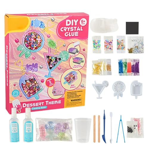 Proypiax Kristallkleber für Kinder, Kristallkleber Kit,Kristallklebermalerei Kit - Lustiges kreatives Spielzeug für Anfänger Mädchen Bildungshandwerks -Kit Geburtstag Weihnachten Thanksgiving von Proypiax