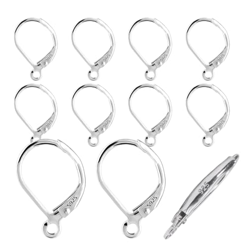 Proypiax Ohrring -Erkenntnisse, Hebeback -Ohrring -Haken | Sterling Silver Ohrring Drähte,925 Silber Französische Schmuck für die tägliche Verhandlung austauschbarer Ohrkabel für täglich Proypiax Ohrring -Erkenntnisse, Hebeback -Ohrring -Haken | Sterling Silver Ohrring Drähte,925 Silber Französische Schmuck für die tägliche Verhandlung austauschbarer Ohrkabel für täglich von Proypiax