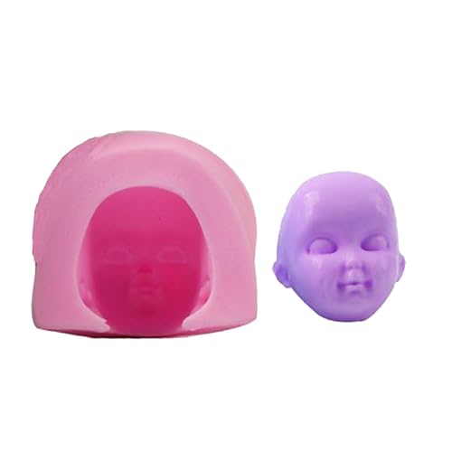 Proypiax Silikonform Mit Menschlichem Kopf, Fondant, Gesichtsformen, Modellpuppenkopf Für Kuchen, Ton, Kerzen, Seife Menschlicher Kopf Silikonform Proypiax Silikonform Mit Menschlichem Kopf, Fondant, Gesichtsformen, Modellpuppenkopf Für Kuchen, Ton, Kerzen, Seife Menschlicher Kopf Silikonform von Proypiax