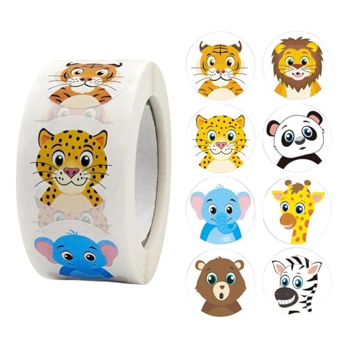 Proypiax Tieraufkleberrolle - 500 Entzückende Farm Animal Sticker Sheets | 1 Zoll Farm Animal Cartoon Lehrer Belohnungsaufkleber Party Dekoration Aufkleber für Schule Klassenzimmer Zuhause Proypiax Tieraufkleberrolle - 500 Entzückende Farm Animal Sticker Sheets | 1 Zoll Farm Animal Cartoon Lehrer Belohnungsaufkleber Party Dekoration Aufkleber für Schule Klassenzimmer Zuhause von Proypiax