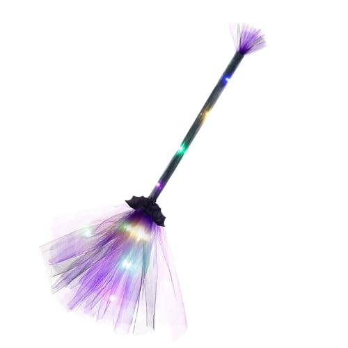 Pruojhw Halloween Hexenbesen, LED Leucht-Hex EnbEsen Leuchtender Kinder HexenBeSen Fliegender Besen Hexen Besenstiel Halloween Besen Requisiten Cosplay Kostüm Zubehör Für Garten Außenbereich Pruojhw Halloween Hexenbesen, LED Leucht-Hex EnbEsen Leuchtender Kinder HexenBeSen Fliegender Besen Hexen Besenstiel Halloween Besen Requisiten Cosplay Kostüm Zubehör Für Garten Außenbereich von Pruojhw