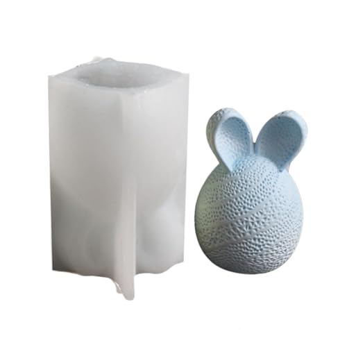 Pruojhw -Kerzenformen, Osterkerzenformen, Hasenohr-Ei-Gipsform | Ostern Gießform Silikonform Schokoladenform Zementform Zierformen von Pruojhw
