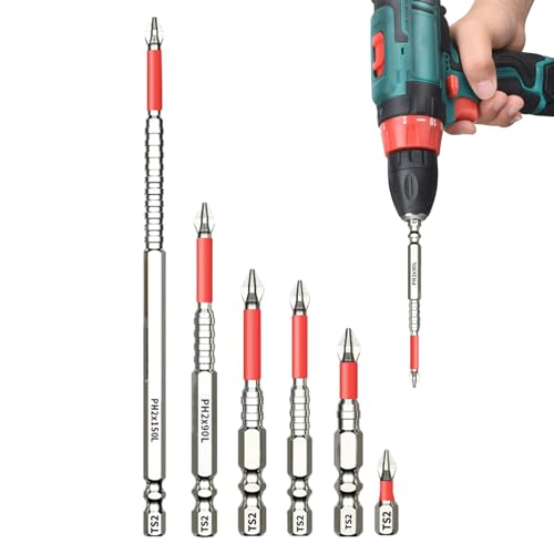 Pruojhw Magnetisches - und Schraubendreher- -Set 6-tlg,Rutschfestes Zubehör Für Holzwerken Kfz Sanitär Metallverarbeitung Pruojhw Magnetisches - und Schraubendreher- -Set 6-tlg,Rutschfestes Zubehör Für Holzwerken Kfz Sanitär Metallverarbeitung von Pruojhw