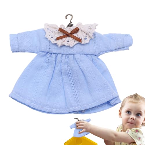 Pruojhw Miniatur-Kleidung für Puppen, Kleidung für Cartoon-Puppen, weiche Outfits für Plüschtiere Mädchen und Pruojhw Miniatur-Kleidung für Puppen, Kleidung für Cartoon-Puppen, weiche Outfits für Plüschtiere Mädchen und von Pruojhw