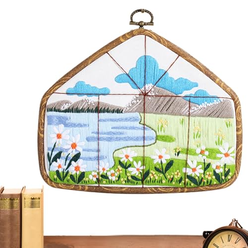 Pruojhw Stickset für Erwachsene Anfänger, Sticksets für Erwachsene Anfänger, Sticksets für Fensterlandschaften im Freien | Klassisches Stickstich-Set mit Anleitung, Kits Pruojhw Stickset für Erwachsene Anfänger, Sticksets für Erwachsene Anfänger, Sticksets für Fensterlandschaften im Freien | Klassisches Stickstich-Set mit Anleitung, Kits von Pruojhw