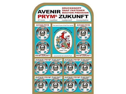 Prym Rilegatura sconosciuta, Messing, Argento, 21 mm von Prym