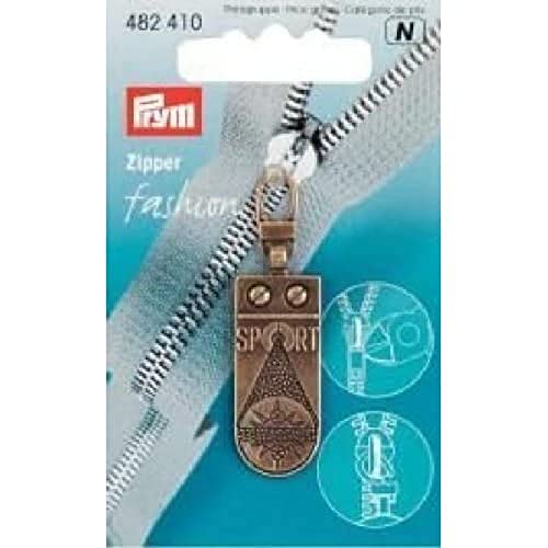 Prym Modischer Reißverschluss Sportstar, Metal, Bronze, Eine Grösse Prym Modischer Reißverschluss Sportstar, Metal, Bronze, Eine Grösse von Prym