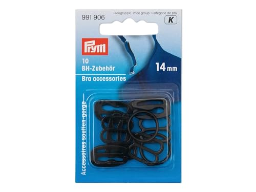 Prym 991.906 Bra Accessories, Kunststoff, Black, One Size von Prym