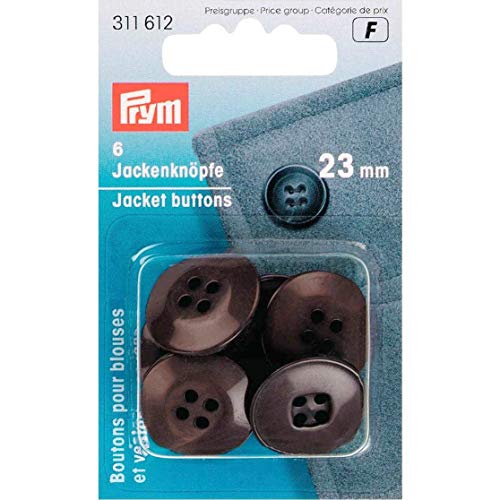 311612 Jackenknöpfe 23 mm dunkelbraun 311612 Jackenknöpfe 23 mm dunkelbraun von Prym