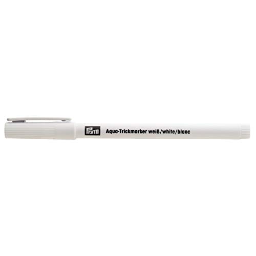 Prym 611824 Prym AQUA-Trickmarker weiß - Markierstift für dunkle Stoffe, wasserlöslich von Prym