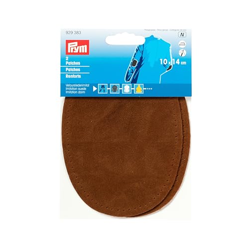 Prym 929383 Patches Velourslederimitat (bügeln) 10 x 14 cm camel, braun von Prym