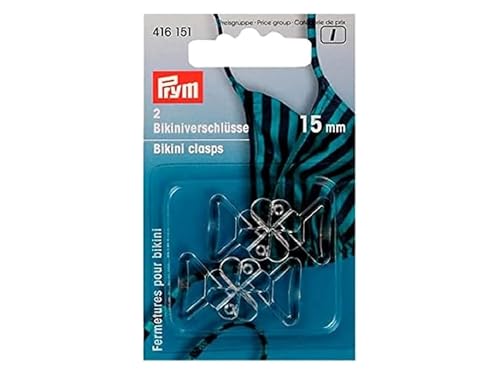 Bikiniverschluß Blume 2 Stück 15 mm klar Kunststoff Bikini Verschluß Prym 416151 Bikiniverschluß Blume 2 Stück 15 mm klar Kunststoff Bikini Verschluß Prym 416151 von Prym