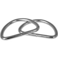 D-Halbrundringe, 2 Stück, 40 mm D-Halbrundringe, 2 Stück, 40 mm von Prym