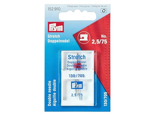 Doppel-Nähm.-Nadel 130/705 STRETCH 75/2,5mm Doppel-Nähm.-Nadel 130/705 STRETCH 75/2,5mm von Prym