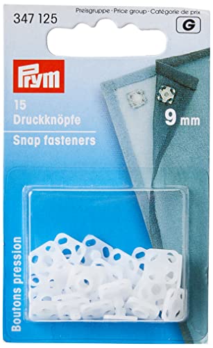 Druckknöpfe zum Annähen 9 mm weiß Druckknöpfe zum Annähen 9 mm weiß von Prym