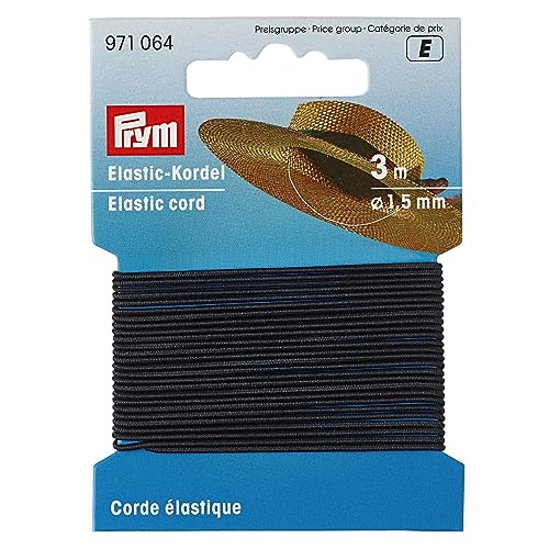 Elastic-Kordel 1,5 mm schwarz Elastic-Kordel 1,5 mm schwarz von Prym