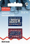 Leisure W Blue Red Iron On Applique Leisure W Blue Red Iron On Applique von Prym