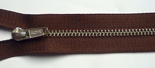 Metallreißverschluss 22cm Dunkelbraun silberfarbigen Krampen Prym Fb. 881 Metallreißverschluss 22cm Dunkelbraun silberfarbigen Krampen Prym Fb. 881 von Prym