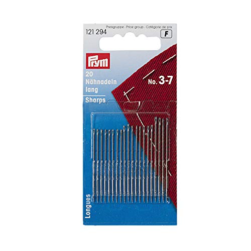 Nähnadel Prym-121294 lang, Nr.3-7, Silber/Gold, 20St. Nähnadel Prym-121294 lang, Nr.3-7, Silber/Gold, 20St. von Prym