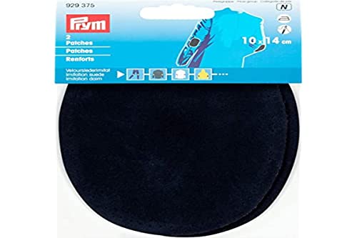 Prym Wildlederimitat zum Aufbügeln/Aufnähen 14x10cm Marineblau, Wildleder Leder, blau, 14 x 10 cm, Marine, 2 Stück, 2 Prym Wildlederimitat zum Aufbügeln/Aufnähen 14x10cm Marineblau, Wildleder Leder, blau, 14 x 10 cm, Marine, 2 Stück, 2 von Prym