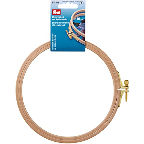 PRYM 8 mm x 16 cm poliert Buche Holz Stickerei Rahmen mit Schraube von Prym