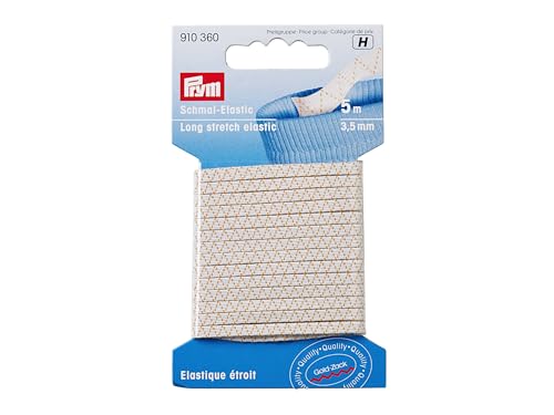 Prym elastisch, Polyester, Weiss, 3,5 mm, 5 m von Prym