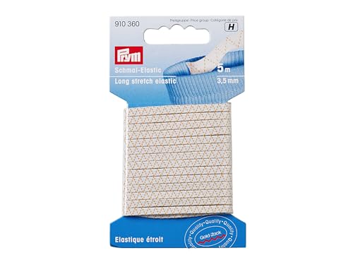 Prym elastisch, Polyester, Weiss, 3,5 mm, 5 m Prym elastisch, Polyester, Weiss, 3,5 mm, 5 m von Prym