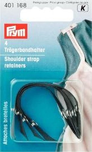 PRYM-Consumer 401.168 Shoulder Strap Retainers, Black, One Size PRYM-Consumer 401.168 Shoulder Strap Retainers, Black, One Size von Prym