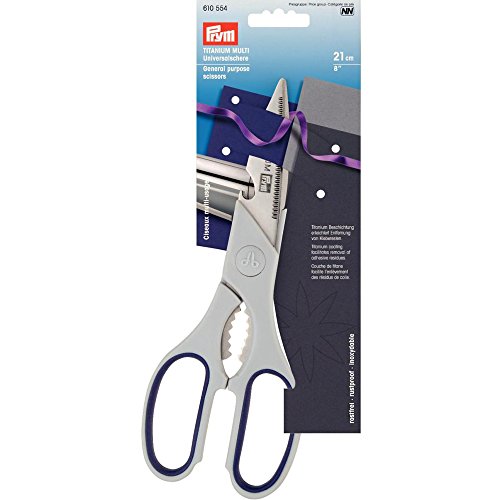PRYM-Consumer Schere Scissor, Purple, Grey, 21 cm = 8, 1 Stück von Prym