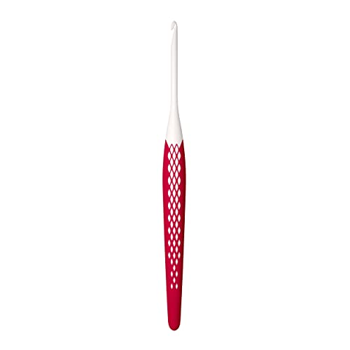 Prym, rot 218484 Woll-Häkelnadel Ergonomics, 3,50 mm, Kunststoff, 3,5 mm | 16 cm Prym, rot 218484 Woll-Häkelnadel Ergonomics, 3,50 mm, Kunststoff, 3,5 mm | 16 cm von Prym