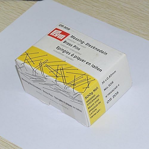 Prym 011205 Stecknadeln, 0,80 x 30mm, silberfarbig, 500g Prym 011205 Stecknadeln, 0,80 x 30mm, silberfarbig, 500g von Prym