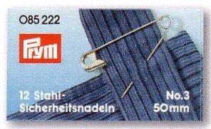 Prym 085224 Sicherheitsnadeln ST 27/38/50 mm silberfarbig, Silber Prym 085224 Sicherheitsnadeln ST 27/38/50 mm silberfarbig, Silber von Prym