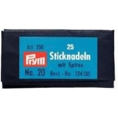 Prym 124.135 Sticknadeln, Stahl, silber, Einheits Größe, 25 Count von Prym