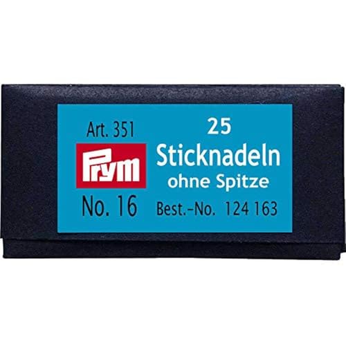 Prym 124163 Sticknadeln ohne Sp. ST 16 1,60 x 55 mm silberfarbig von Prym