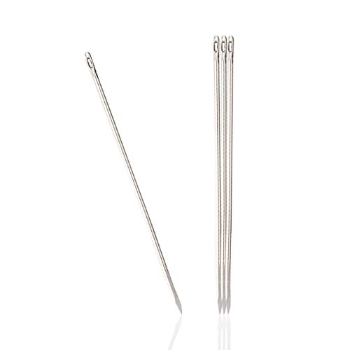 Prym 131.287 Leather Needles, 18/10 Stahl, silber, 36 x 0,7 mm, 25 Stück von Prym