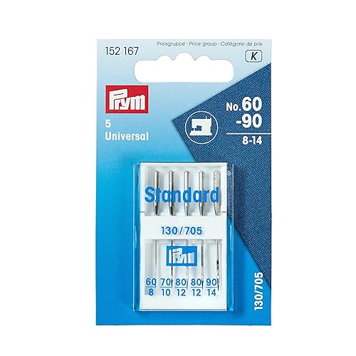 Prym 152167 Nähmaschinennadeln 130/705 Standard, 60-90 Prym 152167 Nähmaschinennadeln 130/705 Standard, 60-90 von Prym