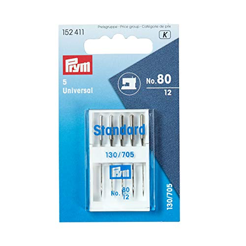 Prym 152411 Nähmaschinennadeln 130/705 Standard, 80 Prym 152411 Nähmaschinennadeln 130/705 Standard, 80 von Prym