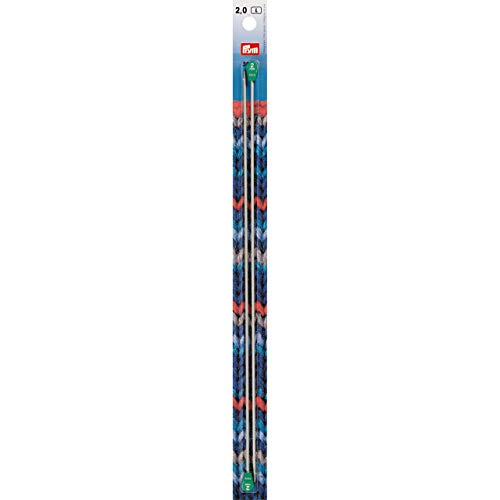 Prym 191450 Jackenstricknadeln ALU 30 cm 2,00 mm grau von Prym