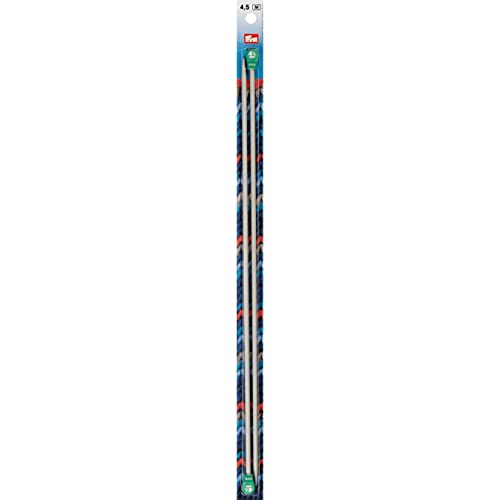 Prym 191477 Jackenstricknadeln ALU 40 cm 4,50 mm grau Jackenstricknadel, Aluminium, 4,5 mm von Prym