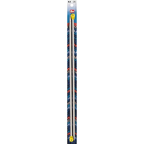 Prym 191480 Jackenstricknadeln ALU 40 cm 6,00 mm grau Jackenstricknadel, Aluminium, 6 mm von Prym